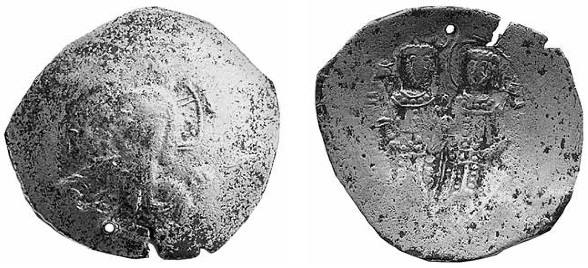 Алексей III Ангел (1195–1203). Трахея с изображением св. Константина
