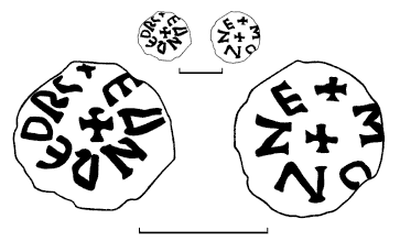 Монета короля Нортумбрии Эанреда